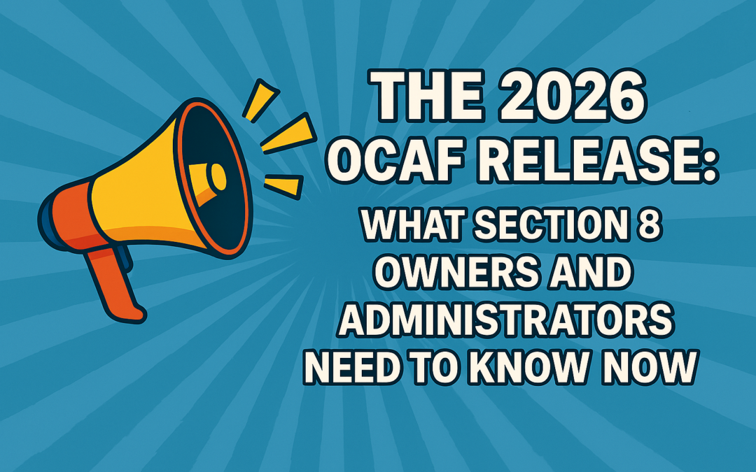 The 2026 OCAF Release: What Section 8 Owners and Administrators Need to Know Now
